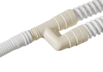 3 weg Y connector 18/16 mm voor flexibele condensslang
