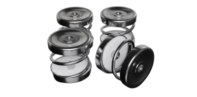 Universeel metalen trillingsdemper set - M8 35-60kg