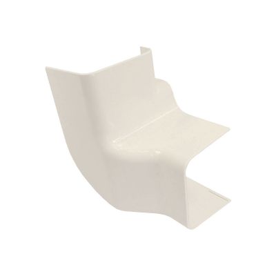 Rechter bocht - verticaal / horizontaal Crèmewit 80x60 mm voor airco montagekanaal DOOS