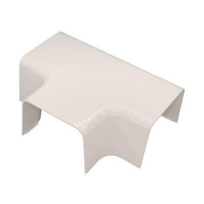T-Stück Cremeweiß 80x60 mm für Klimaanlagen-Montagekanal KARTON mit 4 Stück T-Stück Cremeweiß 80x60 mm für Klimaanlagen-Montagekanal KARTON mit 4 Stück